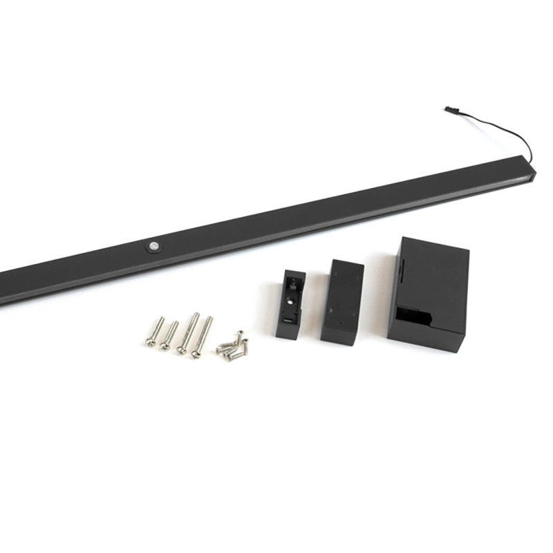 Barra Appendiabiti per armadi con luce LED Castor, batteria estraibile e sensore di movimento, L708 mm, Tecnoplastica ..