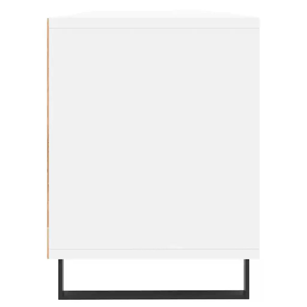 Mobile Porta TV Bianco 150x30x44,5 cm in Legno Multistrato