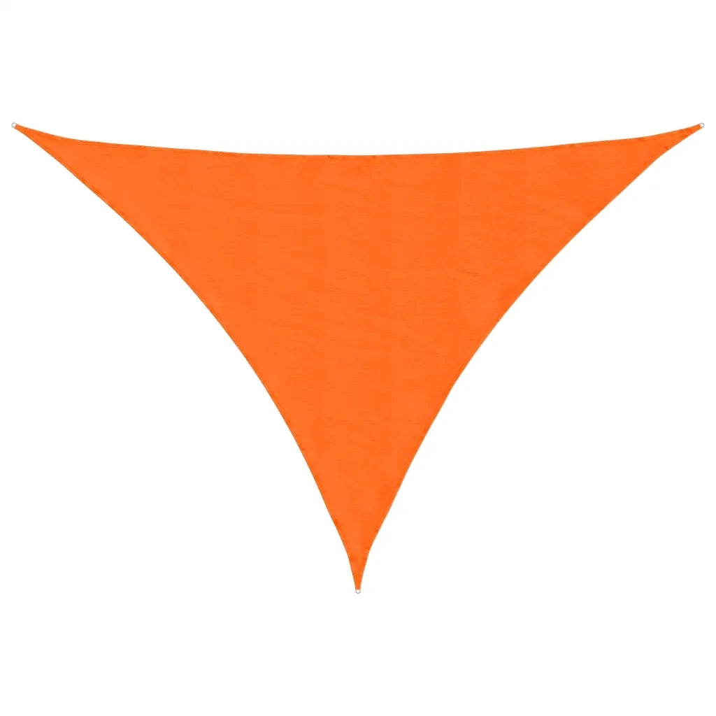 Parasole a Vela Tessuto Oxford Triangolare 3x3x4,24m Arancione 135722