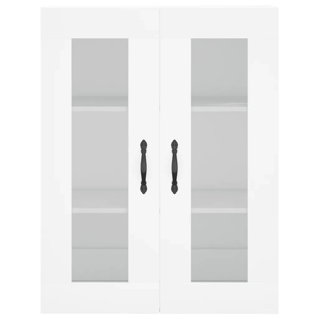 Credenza | Madia | Buffet da pranzo | Armadio da pranzo Bianca 69,5x34x180 cm in Legno Multistrato