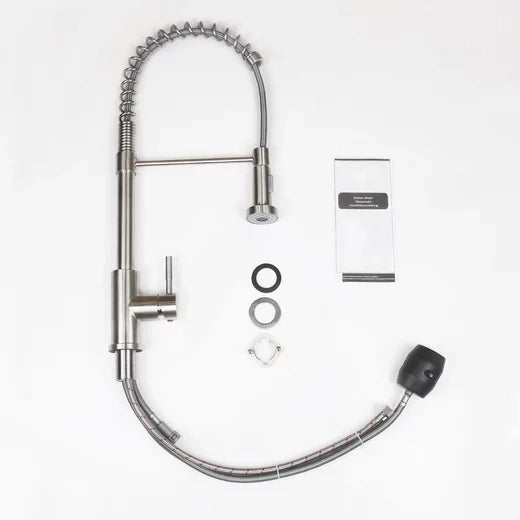 ZMH Rubinetti cucina sabbia nichel per doccia rubinetto girevole estensibile per cucina e bagno