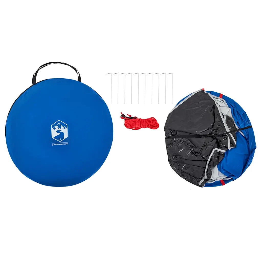 Tenda da Spiaggia Pop-Up Azzurra Impermeabile 4004149