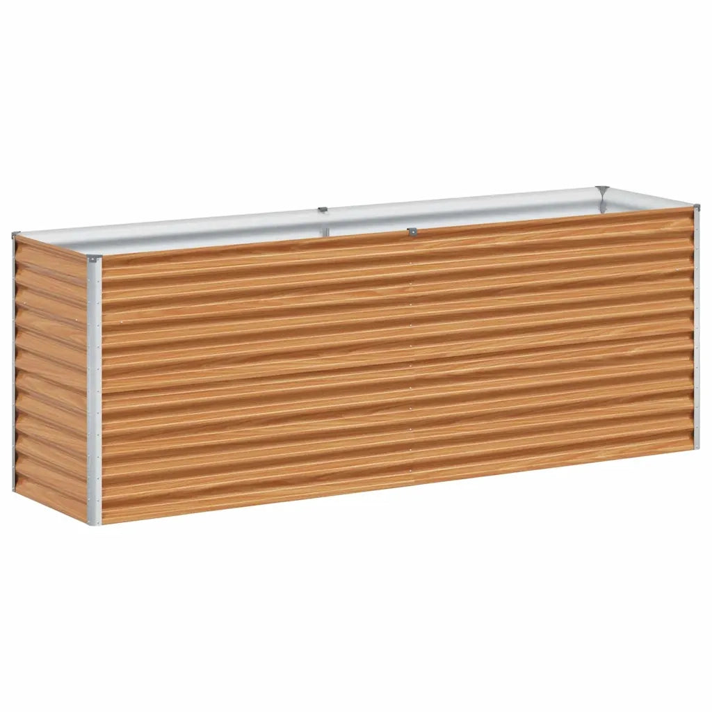 Letto rialzato da giardino 195 x 50 x 68 cm Acciaio zincato 42017353