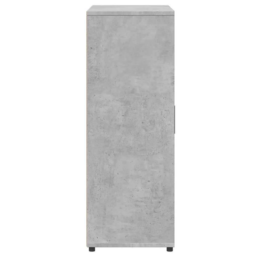 Credenza-Buffet-Armadio da cucina Grigio Cemento 60x31x84 cm in Legno Multistrato 122000