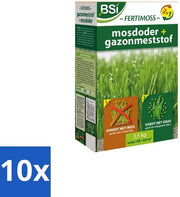 Fertilizzante per erba - Fertilizzante per prato e tappeto erboso - Verde intenso e prato uniforme - 3,5 kg (45 m²) - Confezione in bulk - 10 pezzi