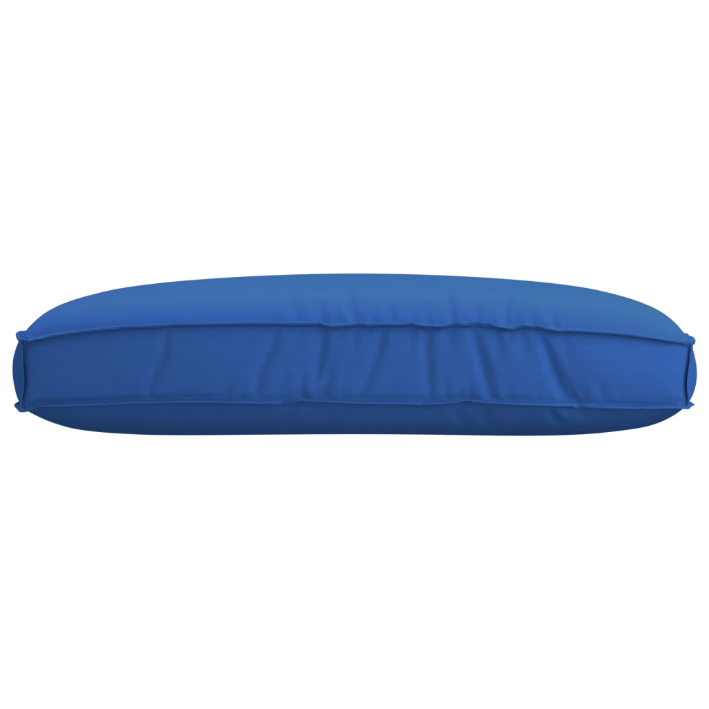 Cuscino per Pallet per Seduta Blu Reale 120x80x12 cm Tessuto Oxford