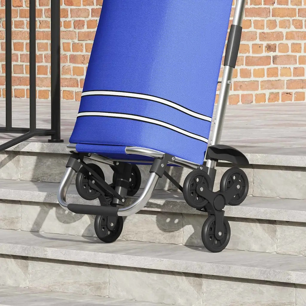 Carrello della spesa Blu 47 x 39 x 100,5 cm Tessuto Oxford 42002339