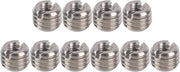 Set di viti in acciaio inossidabile 10 pezzi, M4 x 0.7 femmina, M8 x 1.25 maschio, 6mm/0,2 pollici, set di viti a stella per applicazioni in stoomturbines, aeronautica, auto.