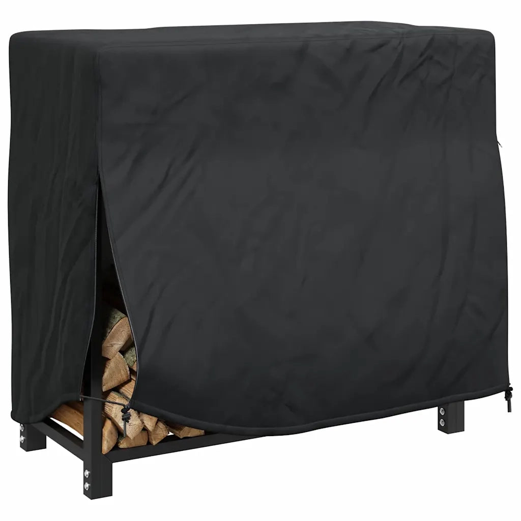 Copertura per portalegna Tinta unita Nero tessuto Oxford 420D 4105898