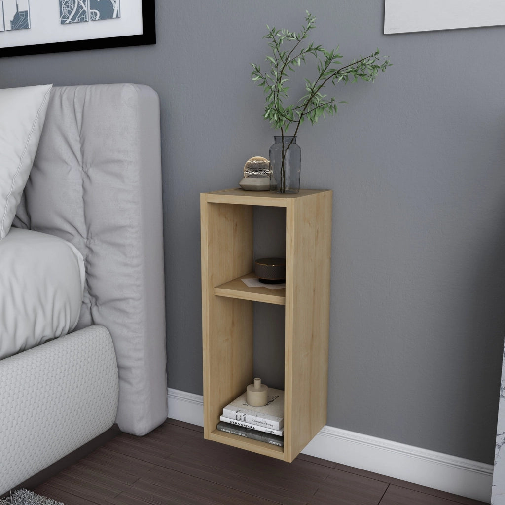 Comodino in legno "Sault" - 23 x 22 x 60 cm - Beige