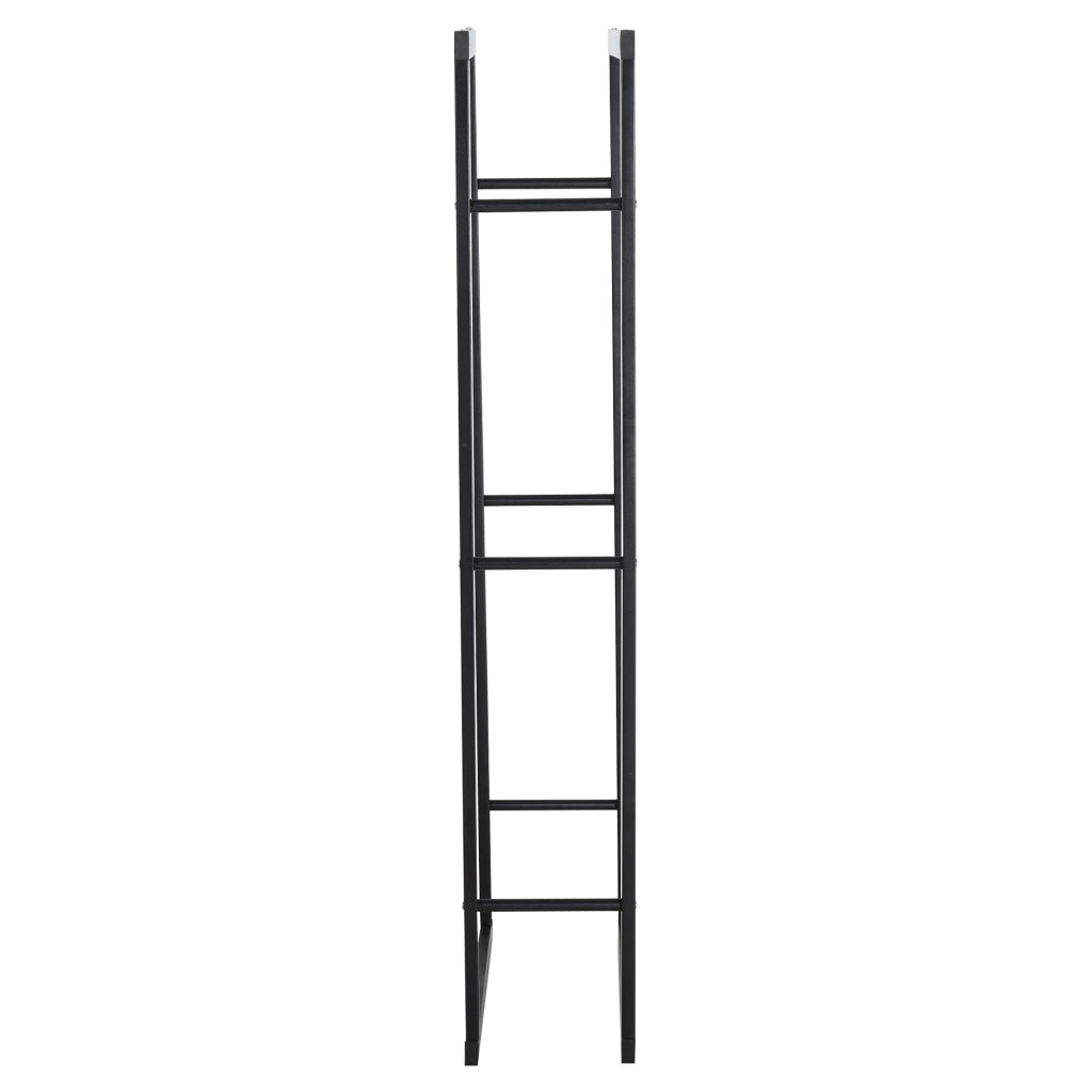 Etagere per legna da ardere ¨C zephmum ¨C metallo nero 60x25x150 cm