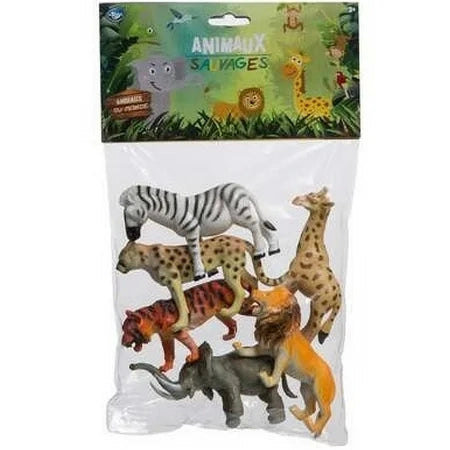 Set 6 animali in sacchetti