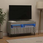 Mobile TV LED Sonoma grigio Legno ingegnerizzato 897001