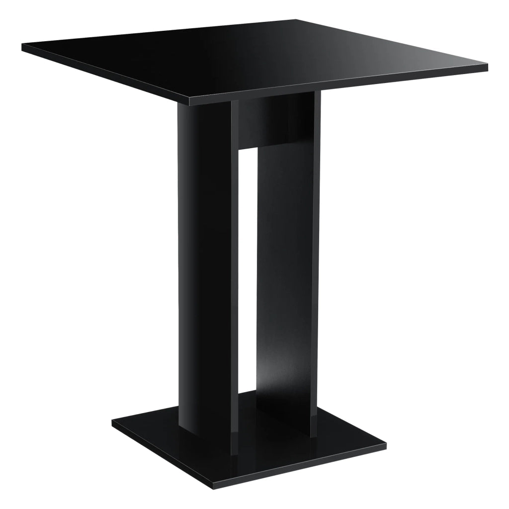 Tavolo da pranzo quadrato per cucina o soggiorno 78 cm nero 03_0006126