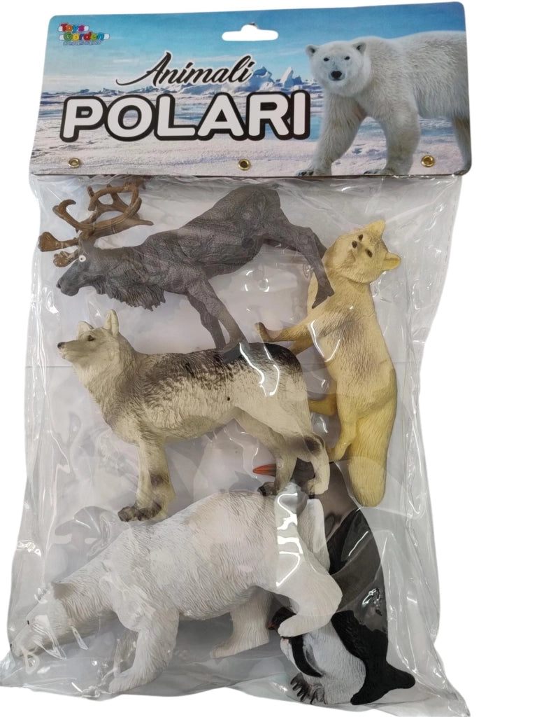 Busta Animali polari, 5 animali, Toys Garden, Eta 5+