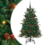 Albero di Natale | Decorazioni natalizie artificiale con 150 LED Verde 150 cm
