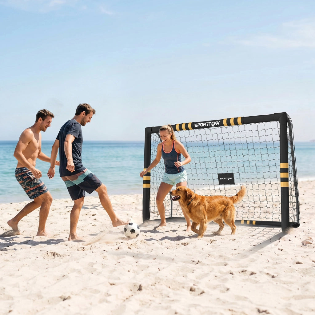 Porta da Calcio Portatile 240x160 cm con Imbottitura in Schiuma EPE