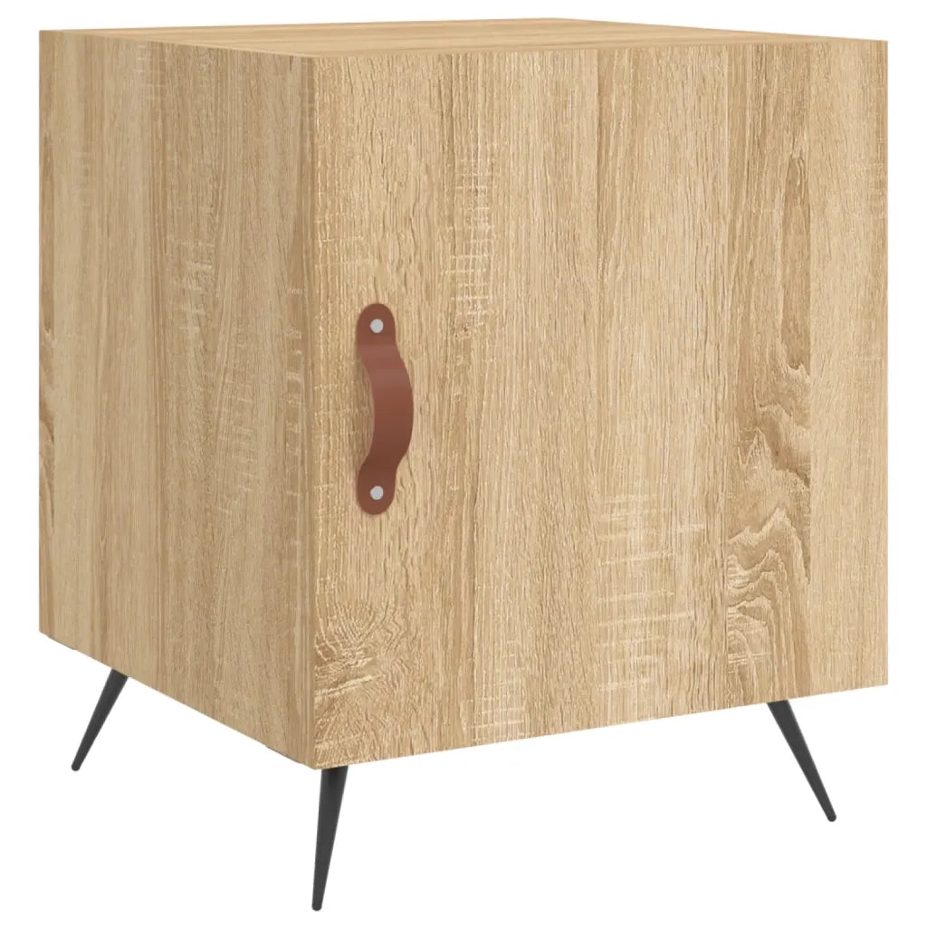 Comodino Rovere Sonoma 40x40x50 cm in Legno Multistratocod mxl 80775