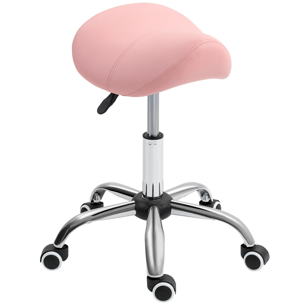 Sgabello regolabile 360¡ã rotante ¨C zephmum ¨C rosa 49-61 cm