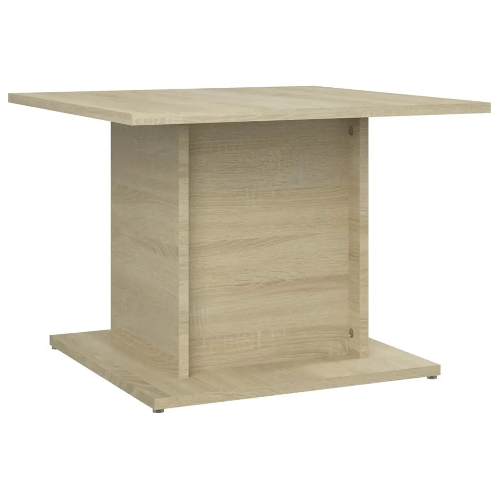 Tavolino da Salotto-Tavolino da soggiorno-Tavolo Rovere Sonoma 55,5x55,5x40 cm in Truciolato