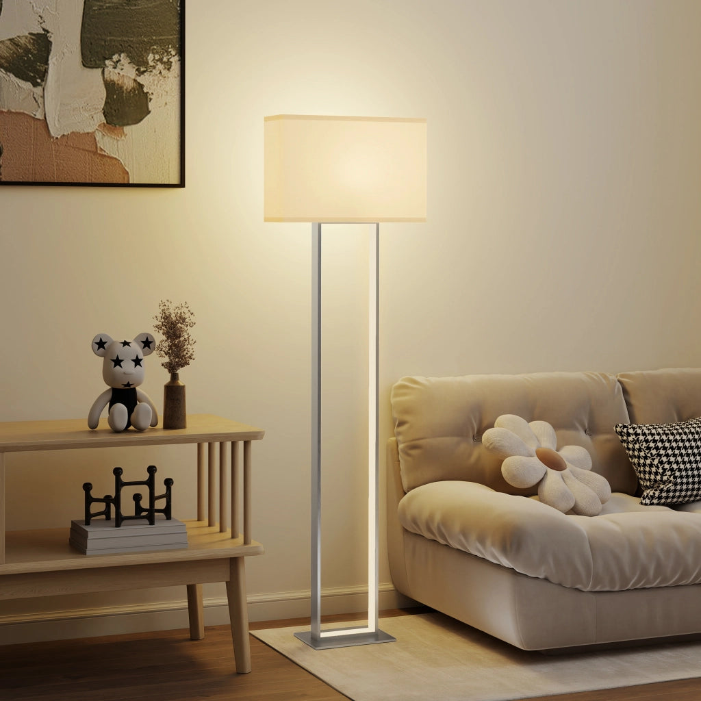 Lampada da Terra per Salone ¨C zephmum ¨C Bianco 150 cm
