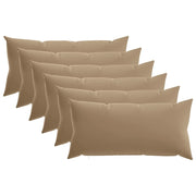 Federa 6 pz HEERLEN Tortora 40 x 70 cm Poliestere 909630