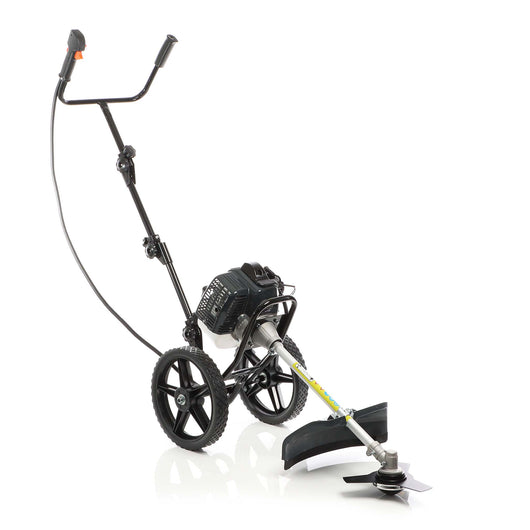 Decespugliatore e tagliabordi a benzina con ruote 1,9 kW Utensile 2 in 1 per giardinaggio