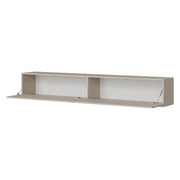 Mocogno, Mobile Porta tv un Ripiano, 200x32x32h cm Beige