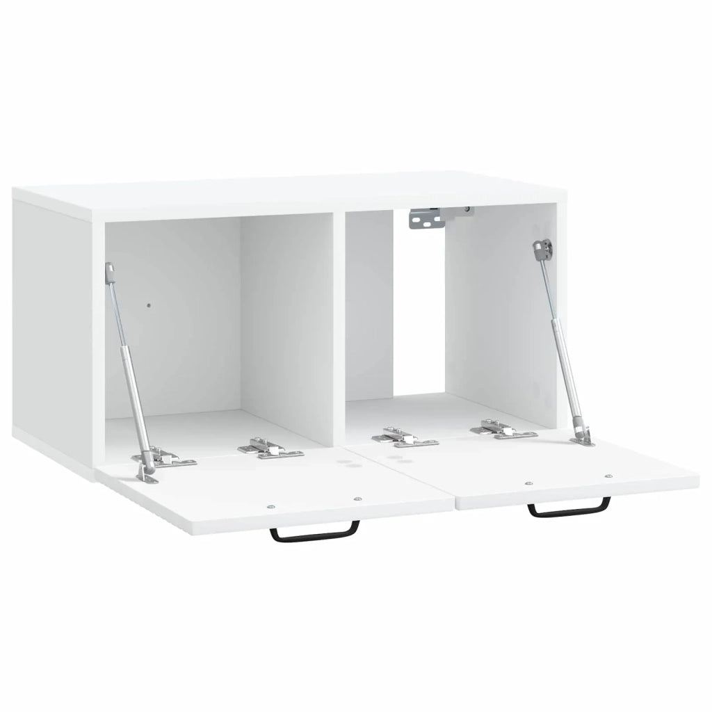 Mobile Porta TV da Muro Bianco 59,5 x 31 x 30 cm 898705