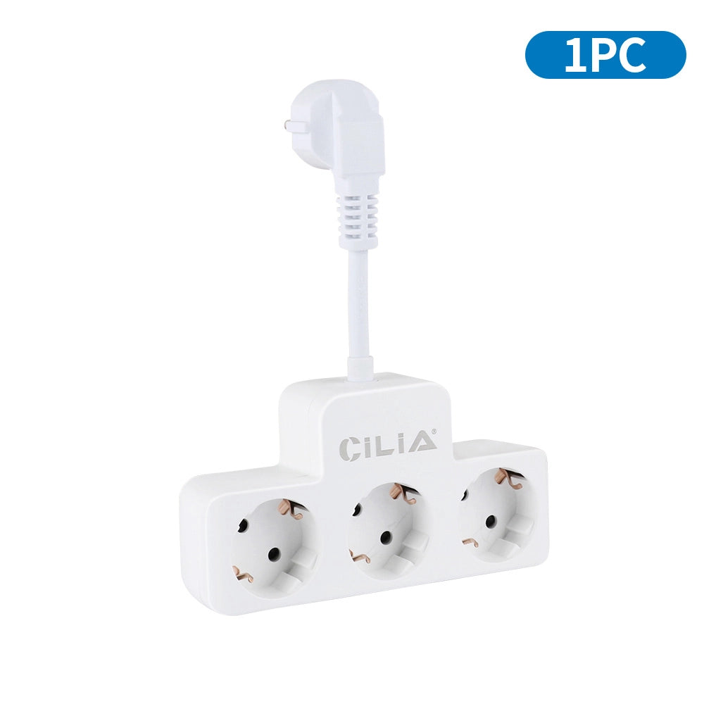Presa multipla CILIA 10/16 A 230 V ¨C zephmum ¨C Bianco e Nero