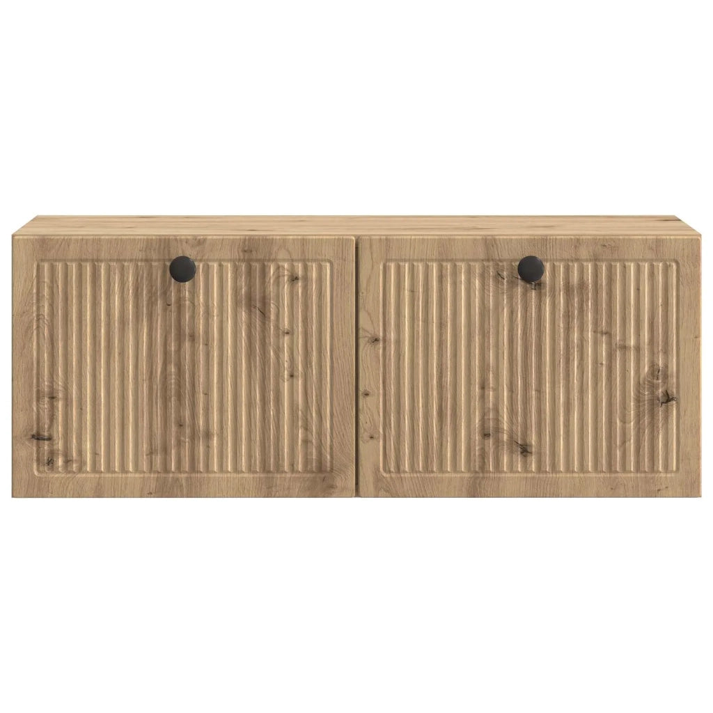 Mobile Porta TV da Muro Rovere Artigianale 78,5 x 31 x 30 cm