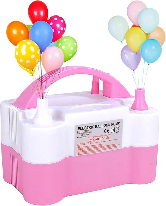 Pompa elettrica per palloni - 2 + 2 bocchette - pompa portatile per palloni per compleanni matrimoni - 220 V 600 W pompa per palloni