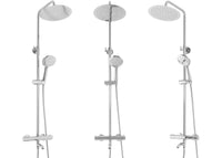 Set Doccia Da Incasso Con Termostatato Lungo Chrome