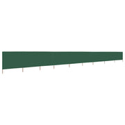 Paravento a 9 Pannelli in Tessuto 1200x80 cm Verde CFW7073780