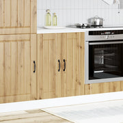 Pensile da cucina | Mobile Base Lavello Lucca Rovere Artigianale Legno Multistrato