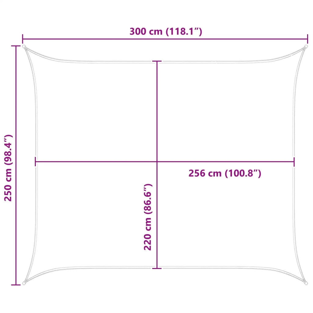 Vela da ombra solare Oxford rivestito in PU 42031091