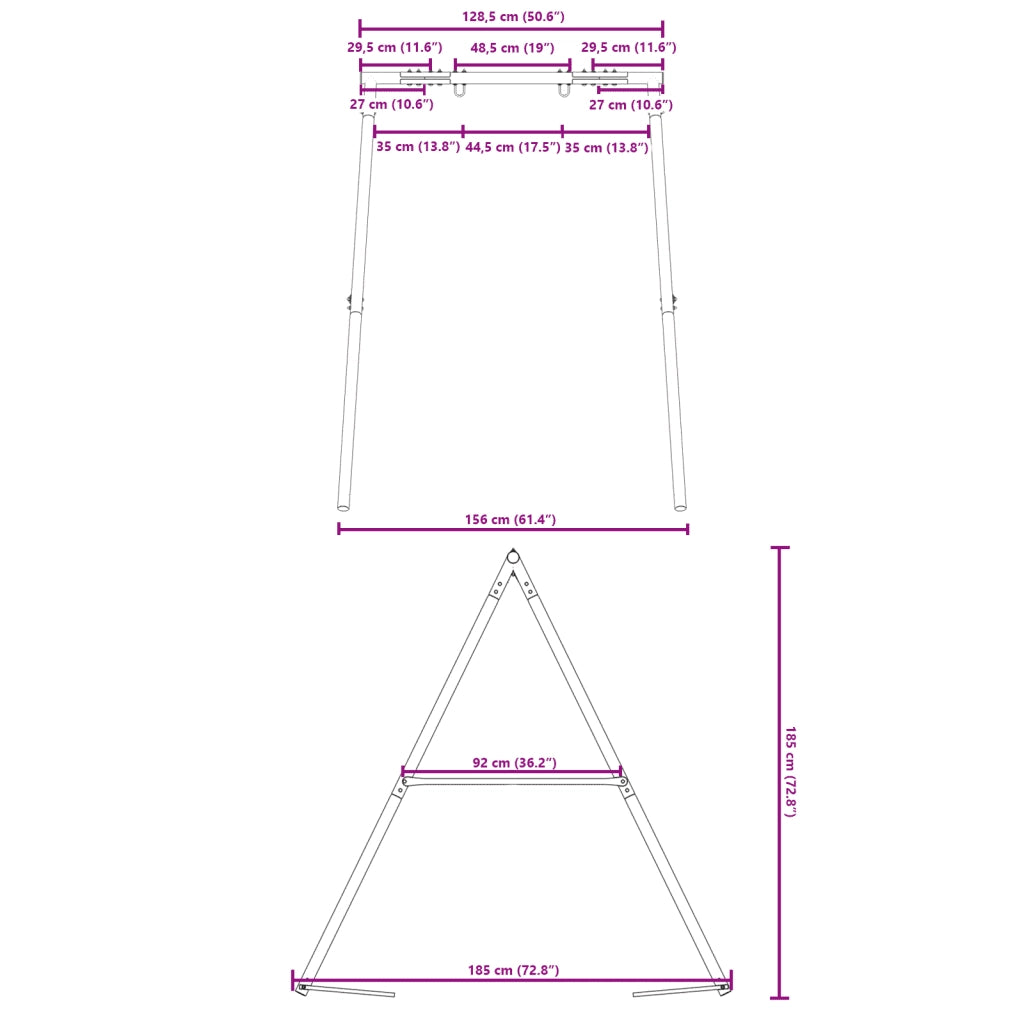 Telaio per Altalena da Esterno L 156 x A 185 cm CFW3656823