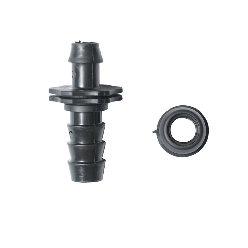 Connettore per linea di tubo di gocciolamento D20mm per sistemi di irrigazione