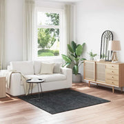 Tappeto Shaggy Antiscivolo Grigio scuro 160 x 160 cm PP 4019770