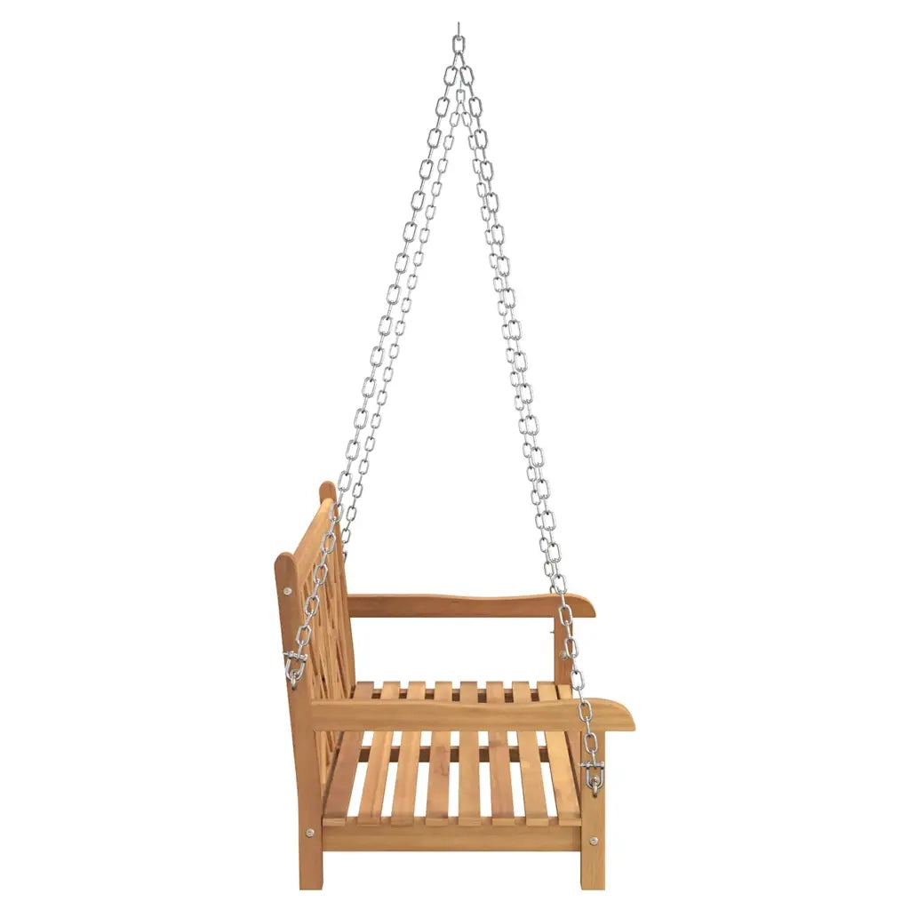 vidaXL Panchina a Dondolo Altro Marrone 114 x 60 x 64 cm