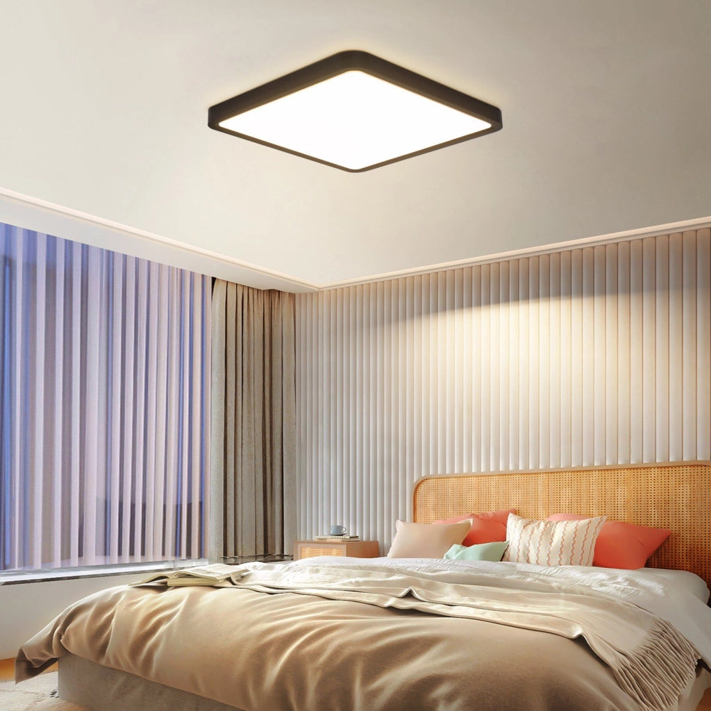 ZMH Lampada da soffitto LED piatta 23cm 18W IP20 bianco neutro per cucina camera letto corridoio
