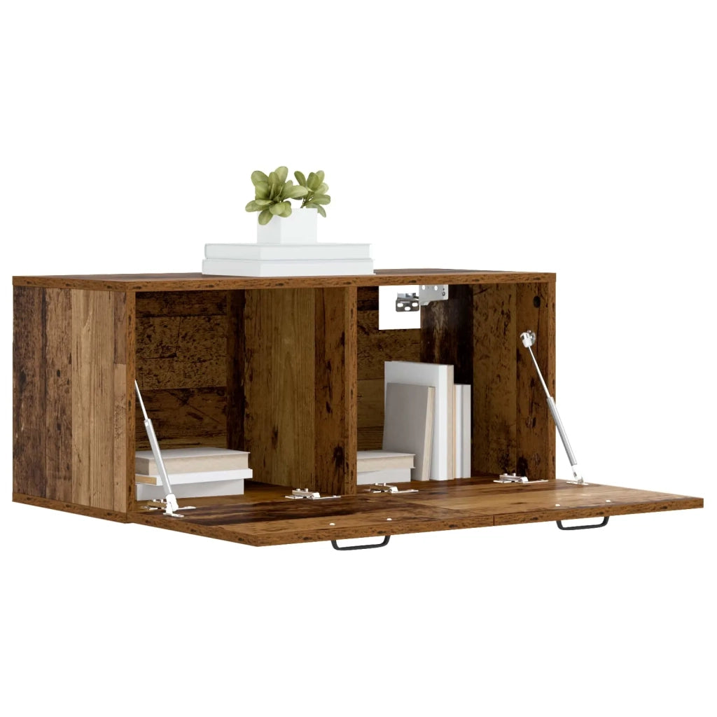 Armadietto a muro A parete Legno antico 80 x 36,5 x 35 cm 8009817