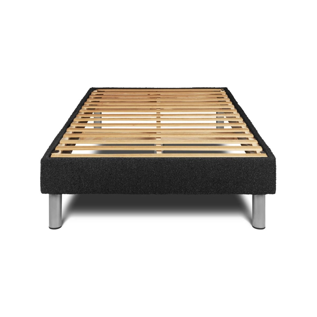 Letto con materasso VITALMEMO BACK 120 x 190 cm Rete Kit Nero