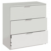 Cassettone camera cassettiera bianco cm 77x38x80h