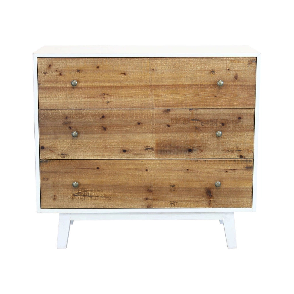 Cassettiera con 3 cassetti in Legno Composito cm 100x45x90 - JONNY
