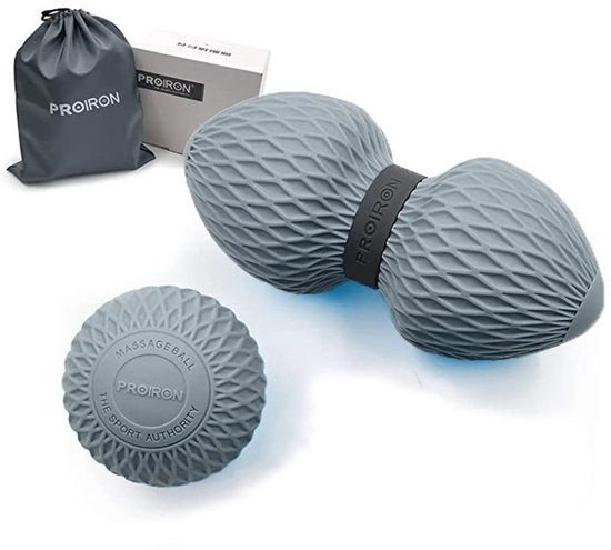 Set di palline di massaggio per punti di tensione - Palline di massaggio con tecnica di lacrosse - Palline di massaggio per il rilassamento del tessuto profondo - Materiale sicuro in silicone - Palline di terapia per massaggi