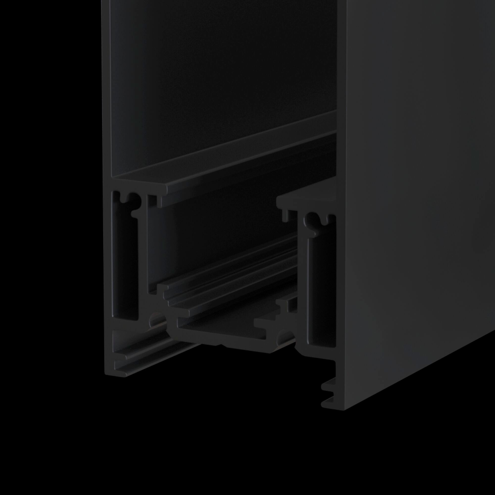 Barra Magnetica 200 cm per Sistema Illuminazione Binario  Nero