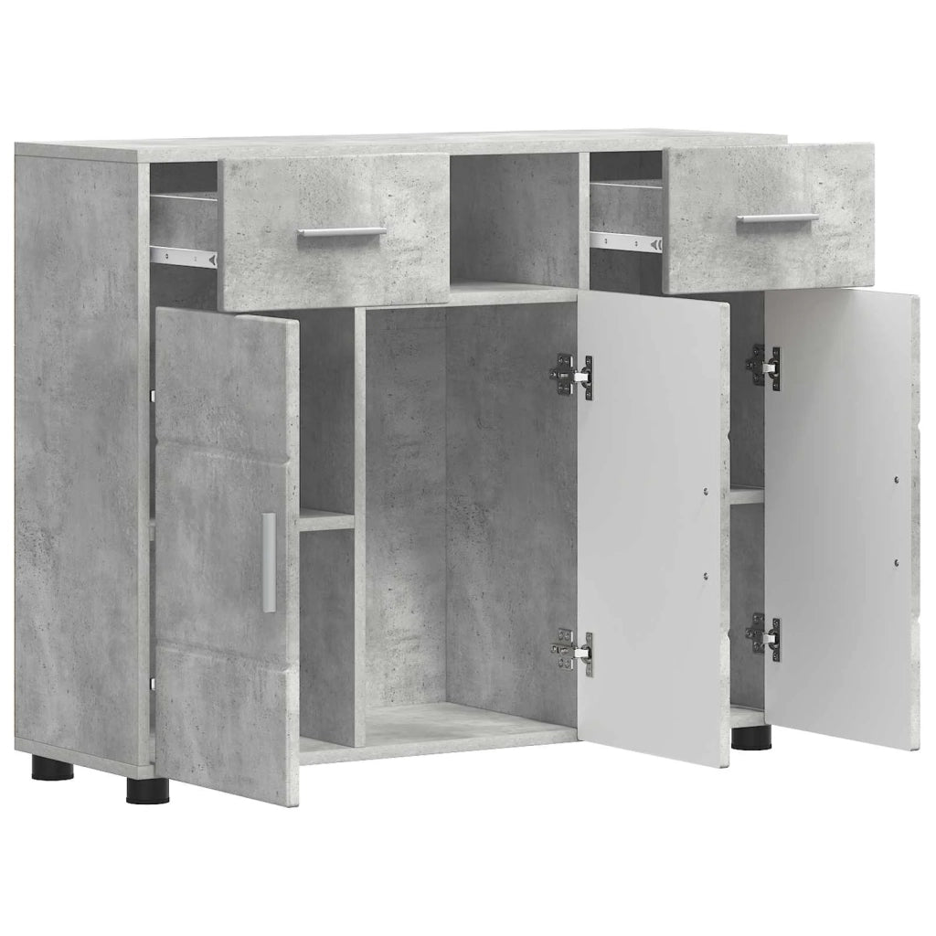 Armadio in Legno Grigio cemento 88,5 x 30,5 x 73 cm 880284