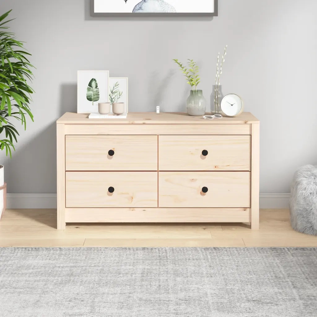 Armadietto 100x40x54 cm in Legno Massello di Pino CFW9281326