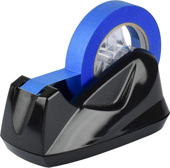 Dispensatore di Nastro Premium - Supporto di Nastro Antiscivolo - Formato Jumbo - Colore Nero